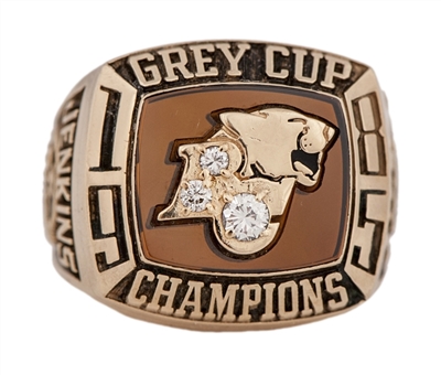 1985 BC Lions CFL Championship Players Ring (Keyvan Jenkins)
